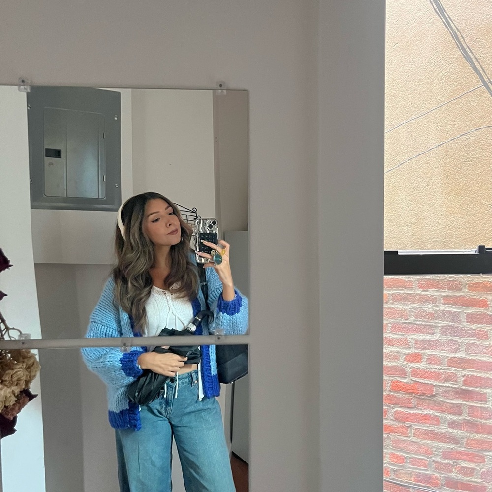 Princess Polly chunky colorful cardigan